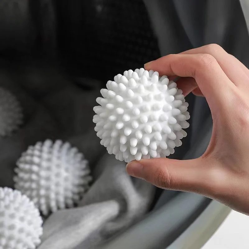 Anti-Wickel-Wäscheball, rund, reinweiß, magische Reinigungstrommel, Waschmaschine, Wäschetrockner, Bälle, Waschmaschinenreiniger