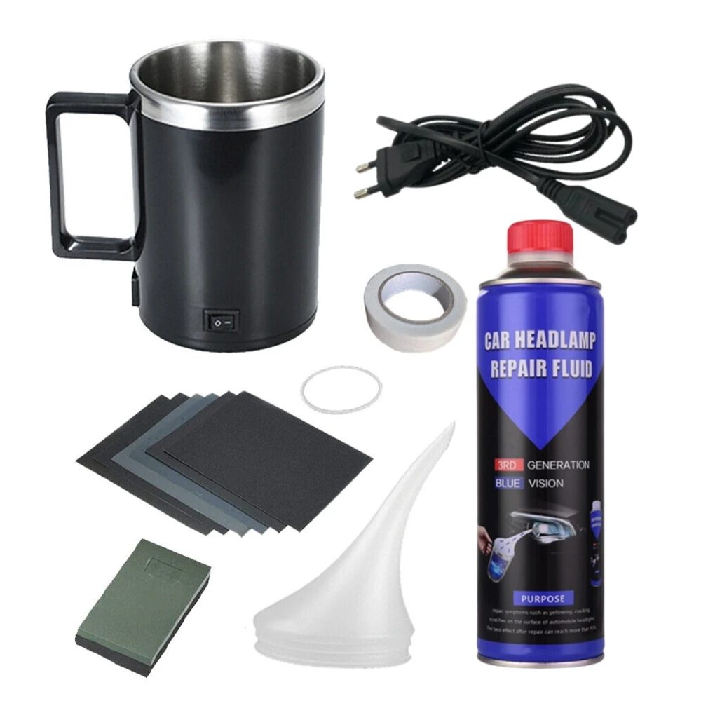 Reparatur Flüssigkeit Polymer Kit Auto Scheinwerfer Renovierung Kit Poliermittel Kratzer Entferner Auto Scheinwerfer Recovery Lampe Reparatur Kit