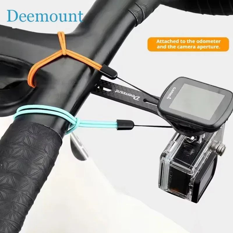 Deemount Hochelastisches Fahrrad-Computer-Schutzseil, universelles Handgelenkband für Computer und Mobiltelefone