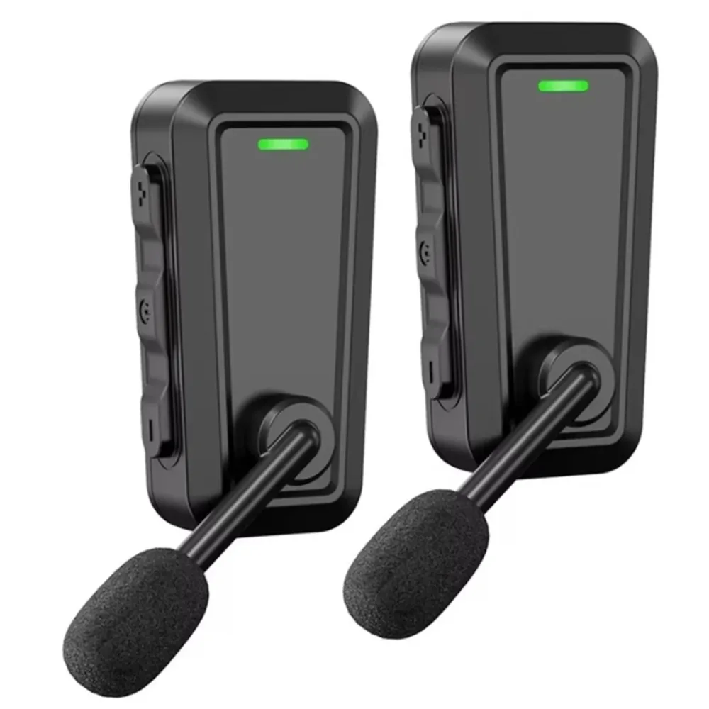 2 Stück C10 Bluetooth-Helm-Intercom-Headset, kabellose Musik-Sharing-Ohrhörer mit Geräuschunterdrückung für Outdoor-Klettern und Radfahren