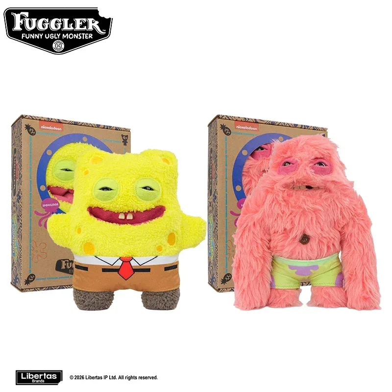 Original Fugglers Lustige Hässliche Monster Fuggler Plüschtiere Fuggler Zahnmonster Spongebob Schwammkopf Patrick Star Plüschpuppen
