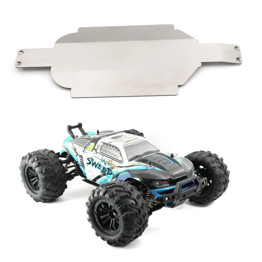 SCY 16101 16102 16103 Pro Edelstahl Chassis Rüstung Getriebe Schutz Unterfahrschutz 1/16 RC Auto Upgrade Teile Zubehör