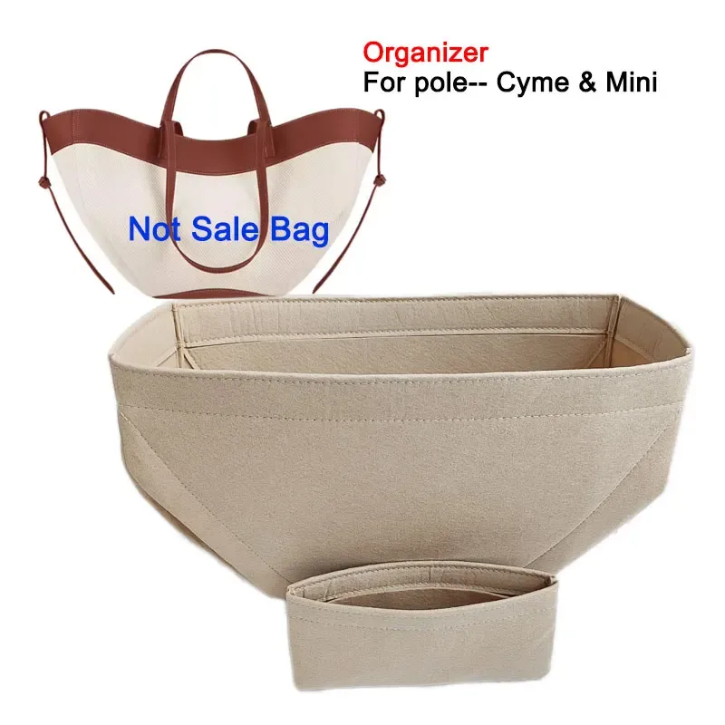 Taschen-Organizer-Einsatzfutter, passend für Cyme oder Cyme, Mini-Tragetasche, Taschen-Aufbewahrungstasche und Organisation, Innenfutter, Geldbörse, Keep Shaper