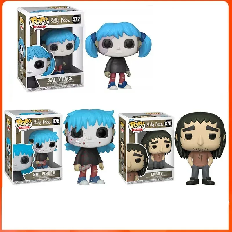 2024 Funko POP Games Sally Face Larry 875 #   Sal Fisher 876 #   Sally Face 472 #   Vinylfigur Modell Spielzeug Sammlung Geburtstagsgeschenk Spielzeug