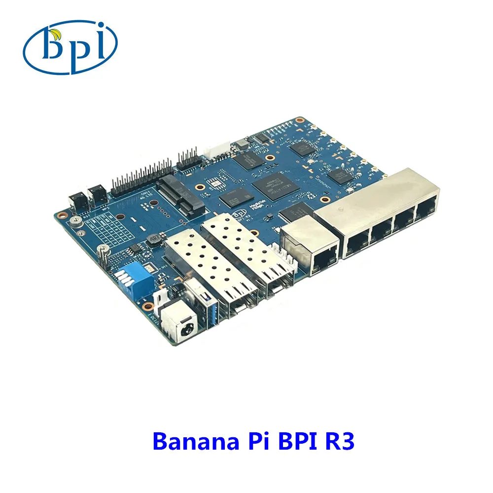 Banana Pi BPI R3 Router-Board mit MediaTek MT7986 Quad-Core-Prozessor und 2GB DDR-RAM