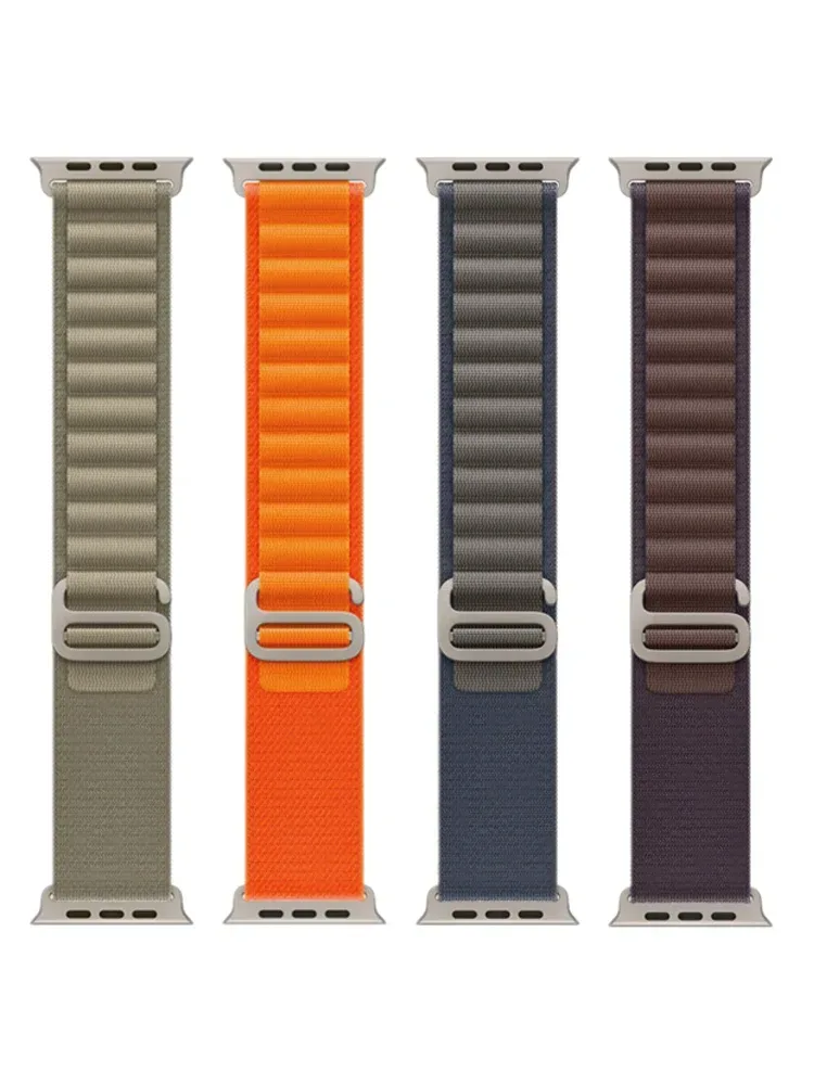 Alpine Loop Strap für Apple Watch Ultra 3 2 Band 49 mm 45 mm 44 mm 40 mm 41 mm 46 mm 42 mm Armband iWatch Serie 11 10 SE 9 8 7 6 5 4