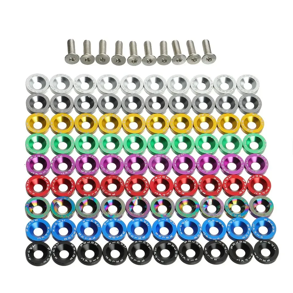 10 Stück 9 Farben für Dualtron 123 Thunder Eagle Scooter Befestigungsschrauben Auto-Dekoschrauben Lenkerschrauben Schraubenunterlegscheiben