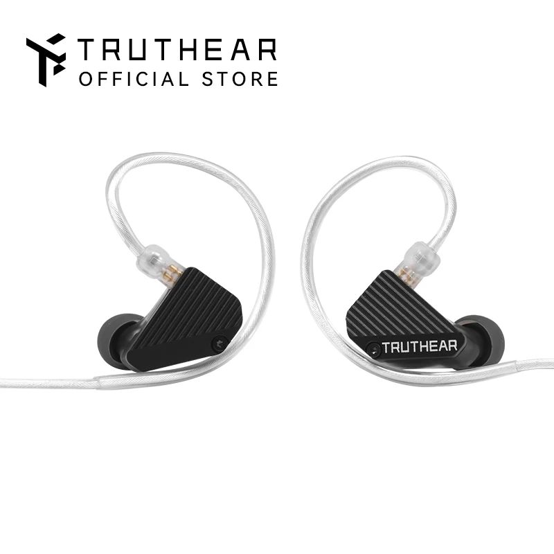 TRUTHEAR PURE Ohrhörer 1DD+3BA Hybrid Kabelgebundene In-Ear-Kopfhörer HIFI-Ohrstöpsel 3,5mm Stecker 0,78mm 2-Pin Gaming-Headset
