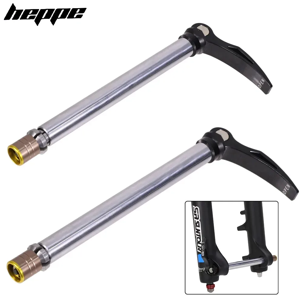 HEPPE Fahrrad Steckachse Schnellspanner 15x100mm 15x110mm MTB Vorderradnaben Schnellspanner für SR SUNTOUR 15x100 15x110 Vordergabel