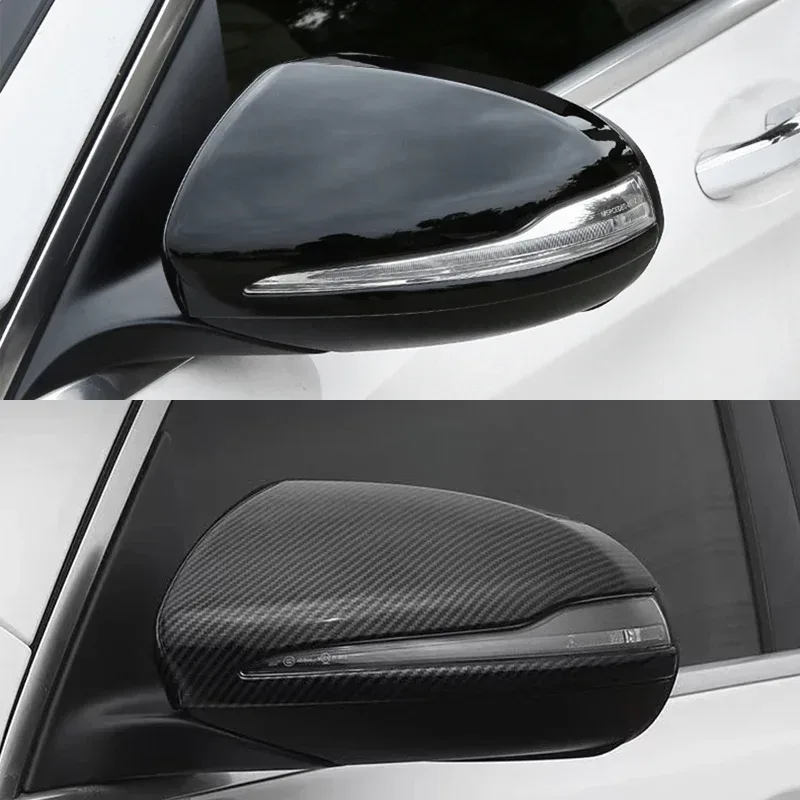 Für Mercedes B C E S CLS GLA GLB GLC W205 W247 H247 X247 X253 C253 W222 C217 W213 C257 Carbon-Optik Türspiegelkappen