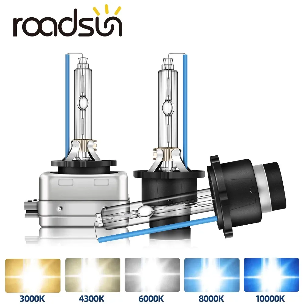 Roadsun 2Pcs Scheinwerfer D1S D2S D3S D4S Xenon HID Auto Lampen 35W D1 D2 D3 D4 Scheinwerfer 4300K 6000K 8000K 10000K Auto Lampe 12V