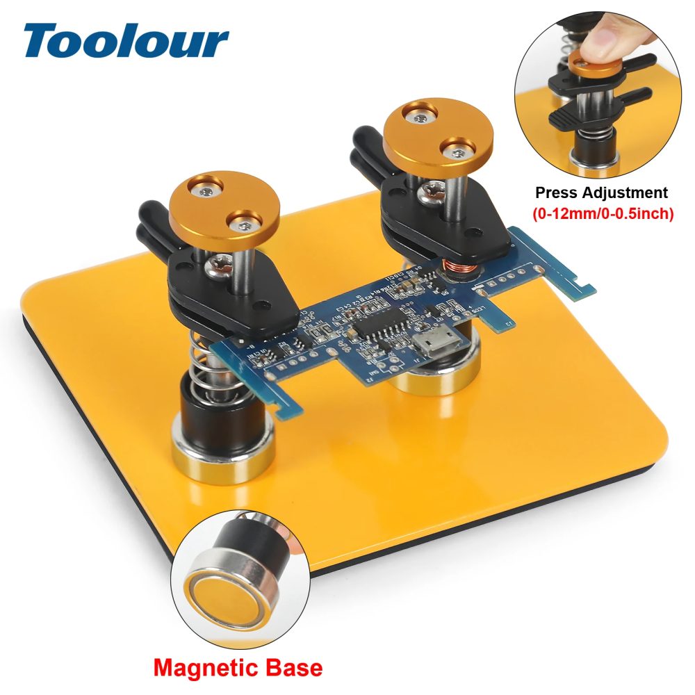 Toolour magnetische helfende Hände, Lötwerkzeug, Presse, Abstand anpassen, PCB-Clip, Lötdrahthalter für Löten/Elektronikreparatur