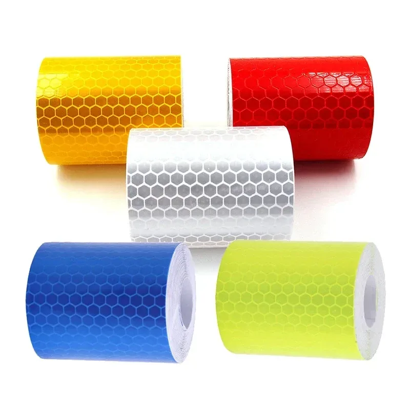 3M/1M Auto Reflektierende Band Auto Sicherheit Warnung Aufkleber Reflektor Schutz Band Streifen Film für Lkw Auto motorrad Aufkleber