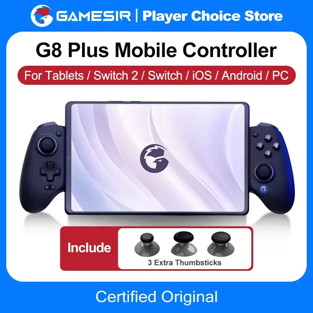 GameSir G8 Plus Gamepad für Nintendo Switch 2/1 Steam PC Telefon-Controller iOS Android Hall-Effekt-Joysticks und Analoge Trigger