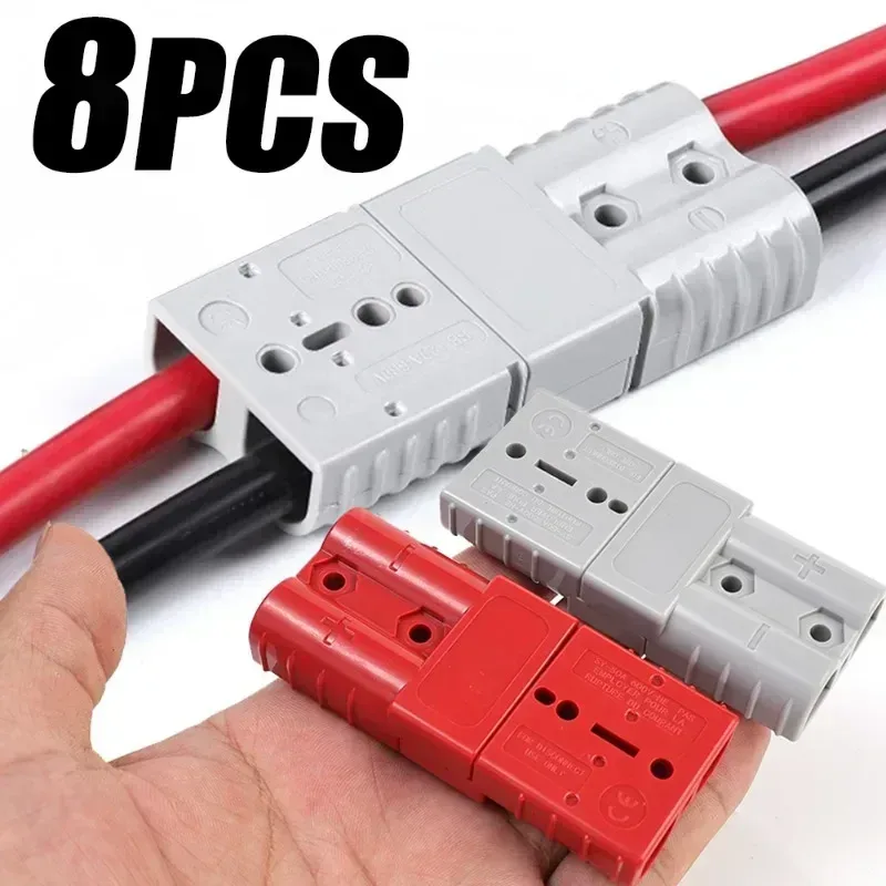 2/4/8 Stück Auto-Kabelverbinder, 50/120 AMP 600V Ladeanschluss für Kabelklemmen, Batterie-Stromanschluss