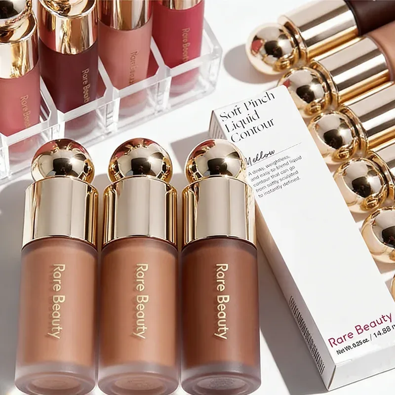 Rare Beauty 3D Face Contour Liquid Bronzer Shade Smooth Highlight Mirror Langlebiger natürlicher Nasenschatten Wasserfestes, aufhellendes Make-up