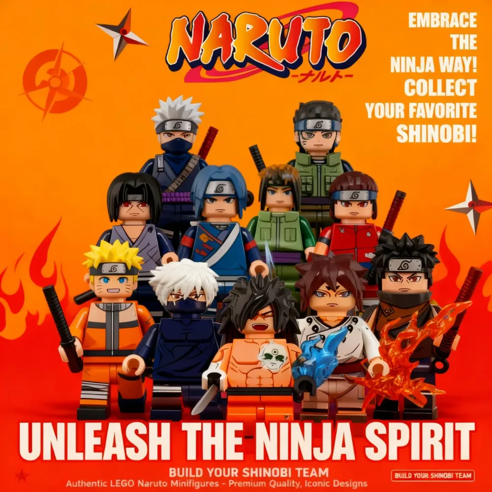Naruto Sasuke Itachi Kakashi Jiraiya Tsunade Obito Uchiha Anime Mini-Bausteine Figuren WM6155 WM6154 WM6153 Sammlerstücke zum Bauen