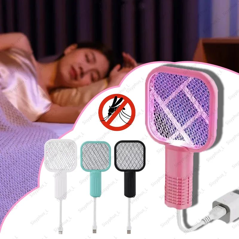 Sommer Neue USB Moskito Klatsche Falle UV Licht Moskito Falle Tragbare Moskito Mörder Lampe für für Outdoor Picknick Camping Hotel