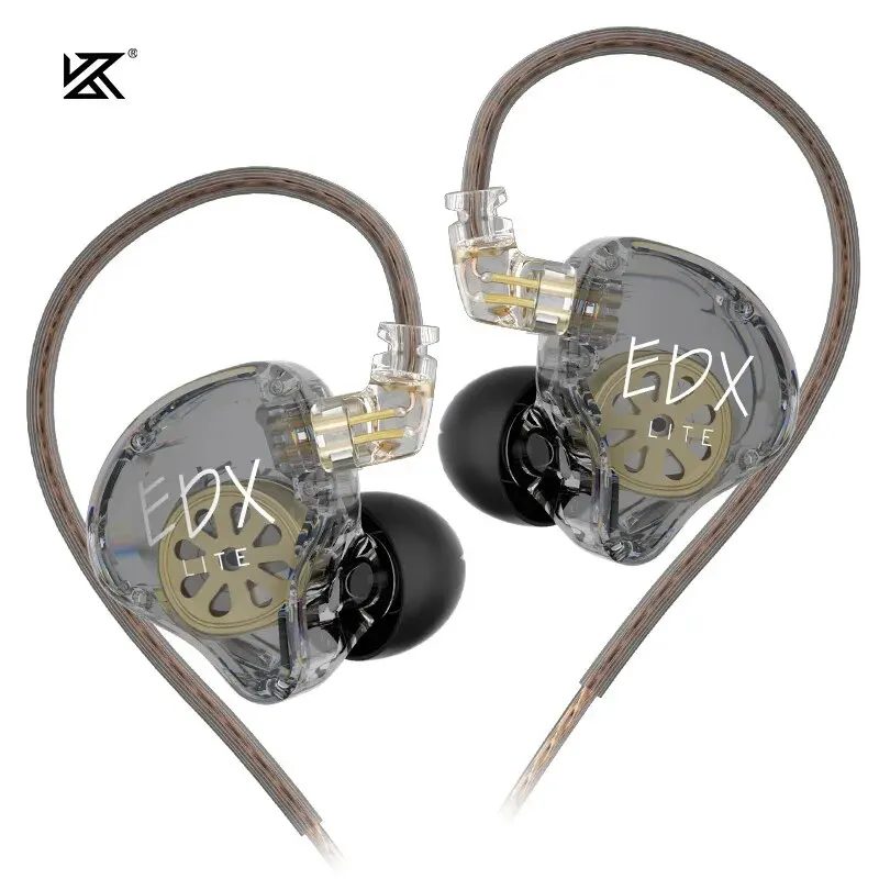 Kz edx lite hifi bass kopfhörer stereo musik ohrhörer in ohr monitor bühne live kopfhörer gaming sport headset