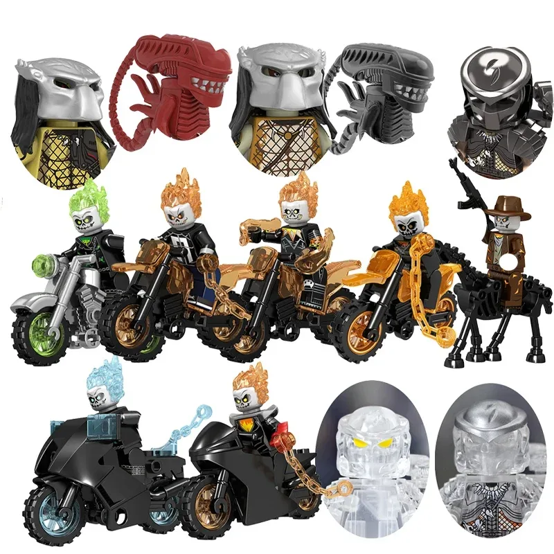 2026 NEUE Predator MINI Figuren TP453-460 Bausteine Spielzeug Geschenke Mini Actionfiguren Kinder-Bausteine für Partygeschenke