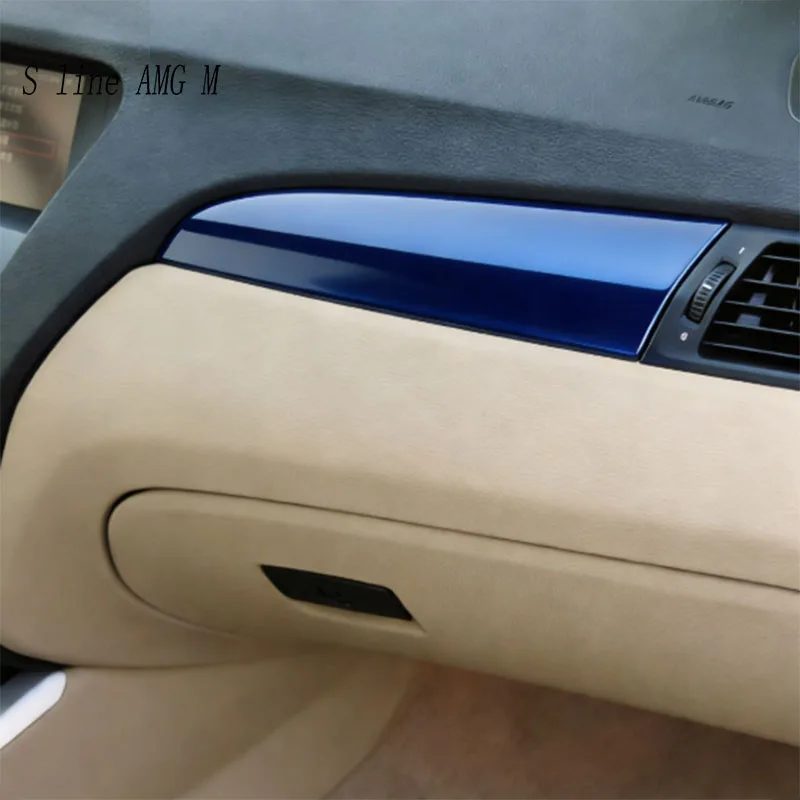 Auto-Styling Armaturenbrett Beifahrer-Schalthebel-Abdeckung Aufkleber Verkleidung für BMW X3 F25 X4 F26 2011-2017 Rechtslenker Auto-Zubehör