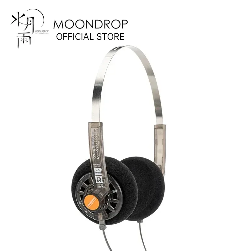 MOONDROP OLD FASHIONED On-Ear-Kopfhörer 40mm Großer Dynamischer Treiber 0,78-2-Pin 3,5mm Stecker