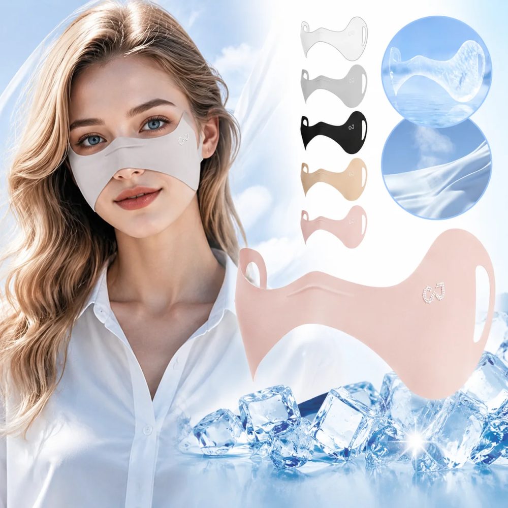 Neue Eis Seide Sonnencreme Gesichtsmaske Atmungsaktive Sonnencreme Gesichtsschal Anti UV Augenschutz Maske Laufen Golf Gesichtsmasken Reiten