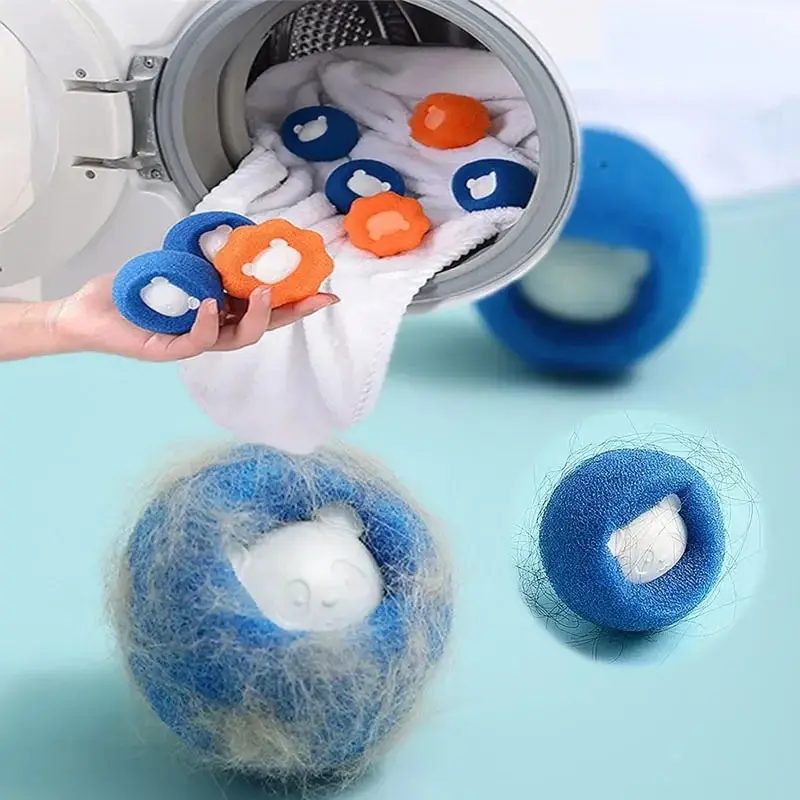 1-5 stücke Pet Haarentferner Wiederverwendbare Ball Wäsche Waschmaschine Filter Wolle Aufkleber Katze Haarentferner Pet Pelz Lint catcher Hause