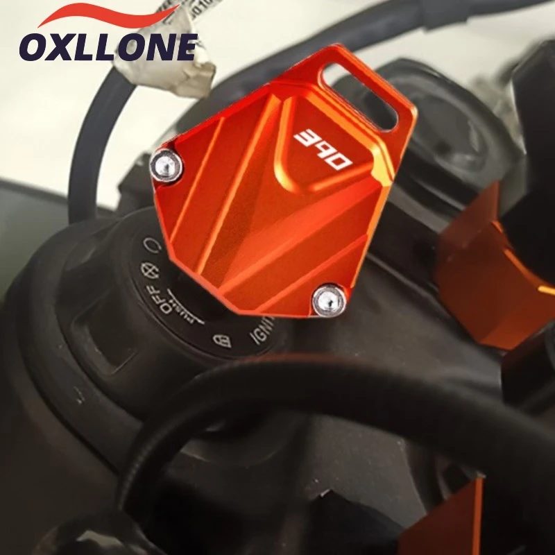 Für Duke 125 Duke 200 Duke 250 Duke 390 390 Duke RC 125 200 390 2008-21 2022 2023 Aluminium Motorrad schlüssel Abdeckung Kappe Schlüssel Fall Shell