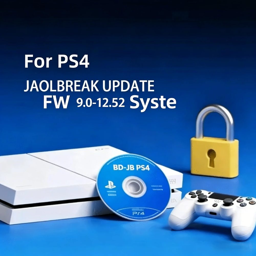 Ultimative PS4 All-in-One Jailbreak Gold Disc Boootable Eject Payload für Firmware 9.0-12.52 Homebrew & Backup-Spiele Jailbreak Disc