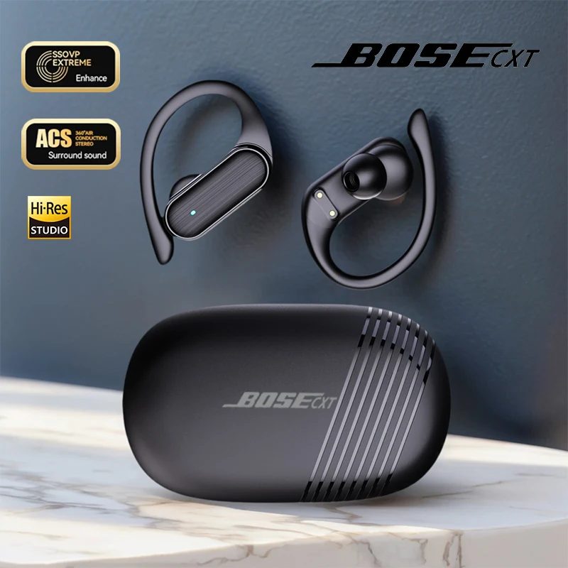 BOSECXT A520 Kabelloses Business-Headset mit Ohrbügel, HIFI-Bass, Geräuschunterdrückung, Mikrofon, Ohrhörer, Sport- und Gaming-Headset, Neu