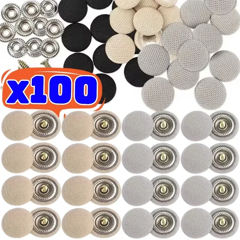 Auto Dachhimmel Reparatur Befestigungen Snap Nieten Universal Auto Dach Retainer Pin Metall Stoff Schnalle Innen Decke Befestigung Kit