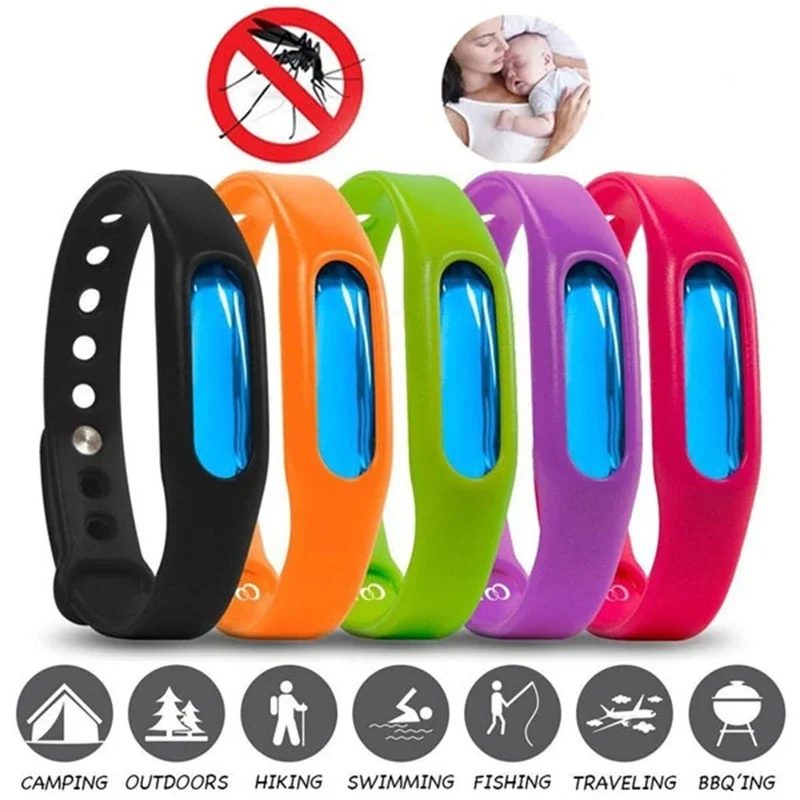 1-10 stücke Anti Moskito Pest Insekt Bugs Anti Moskito Wasserdichte Armband Repeller Handgelenk Band Armband Kapsel Repellent