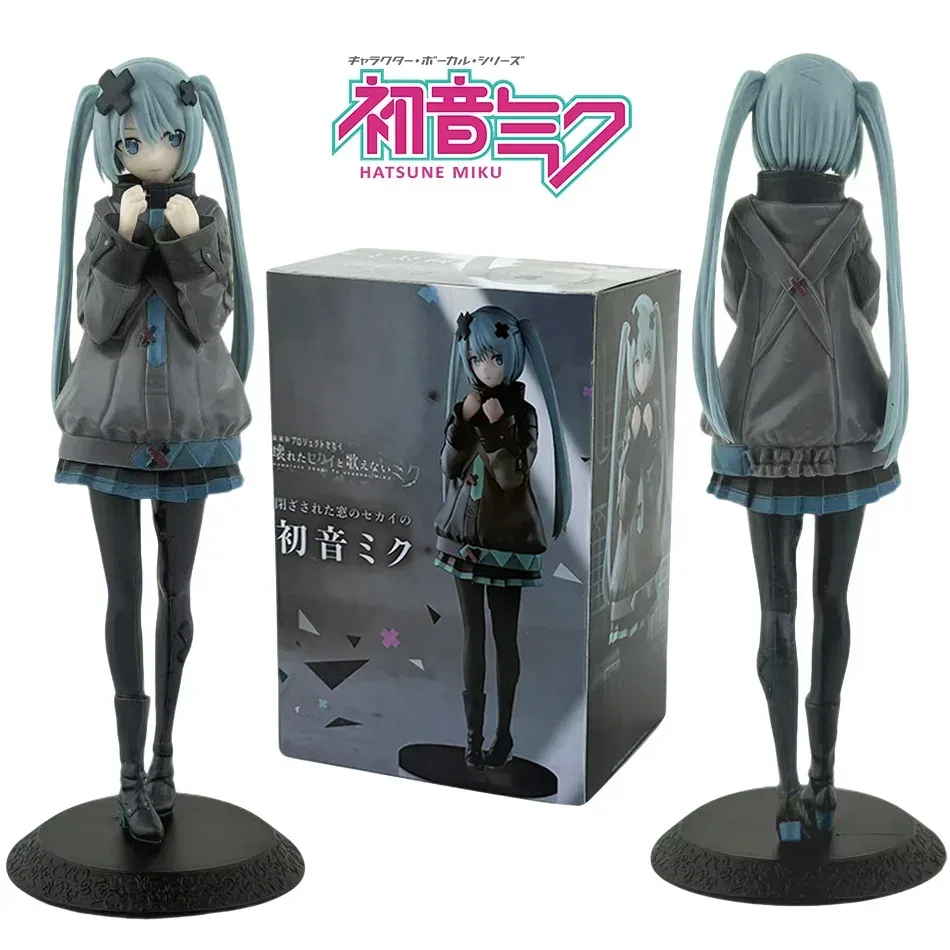 Neue Desktop-Figur im Niedlichen 8,07-Zoll Hatsune Miku Kawaii-Stil, Anime-Spielzeug, PVC-Modell, Sammlerpuppe, Geburtstagsgeschenk