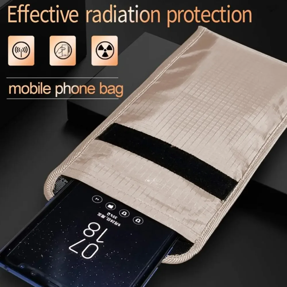 Faraday Handyhülle Anti-Tracking Anti-Spionage GPS RFID Signalblockierende Tasche Sicherheitsbeutel Faraday-Tasche für Mobiltelefone