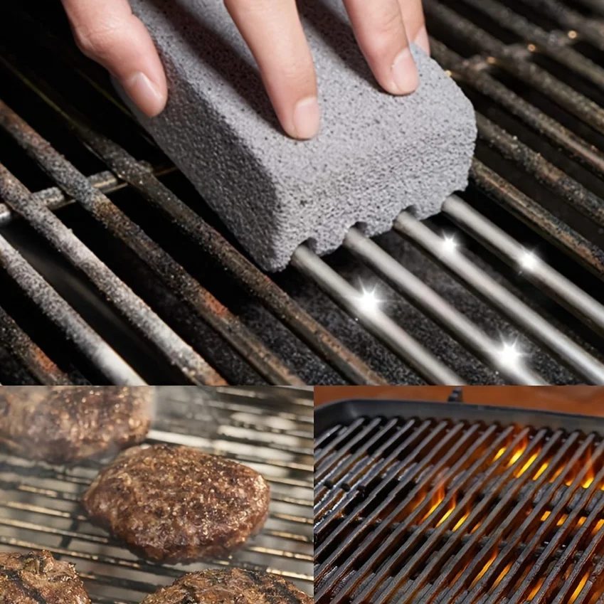 1pc BBQ Grill Reinigung Pinsel Ziegel Block Grill Reinigung Stein Bimsstein Ziegel Für Grill Rack Outdoor Küche BBQ Werkzeuge
