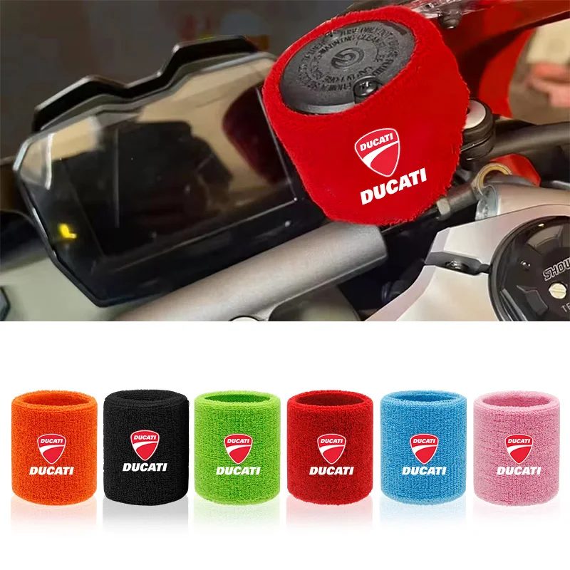 Racing Tank Socke Motorrad Frontflüssigkeit Öl Bremse Kupplung Reservoir Socke für Ducati Monster Panigale Superleggera V4 V2 Scrambler