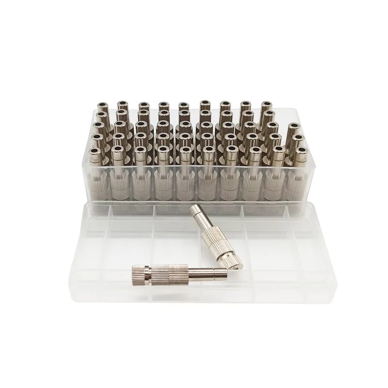 50 stücke Niederdruck Mikro Nebel Wasser Nebel Spray Düse Für Kühlung Beschlagen Kühlsystem 0,1mm ~ 0,8mm