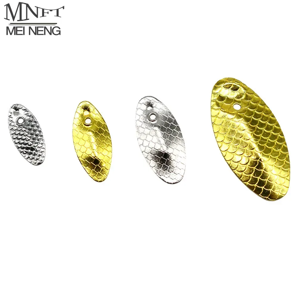 MNFT 20 Stück Spinner-Köder, rotierende Spinner, Metall-Angelköder, Löffelköder für Hartköder, Würmer ? Set Angellöffel