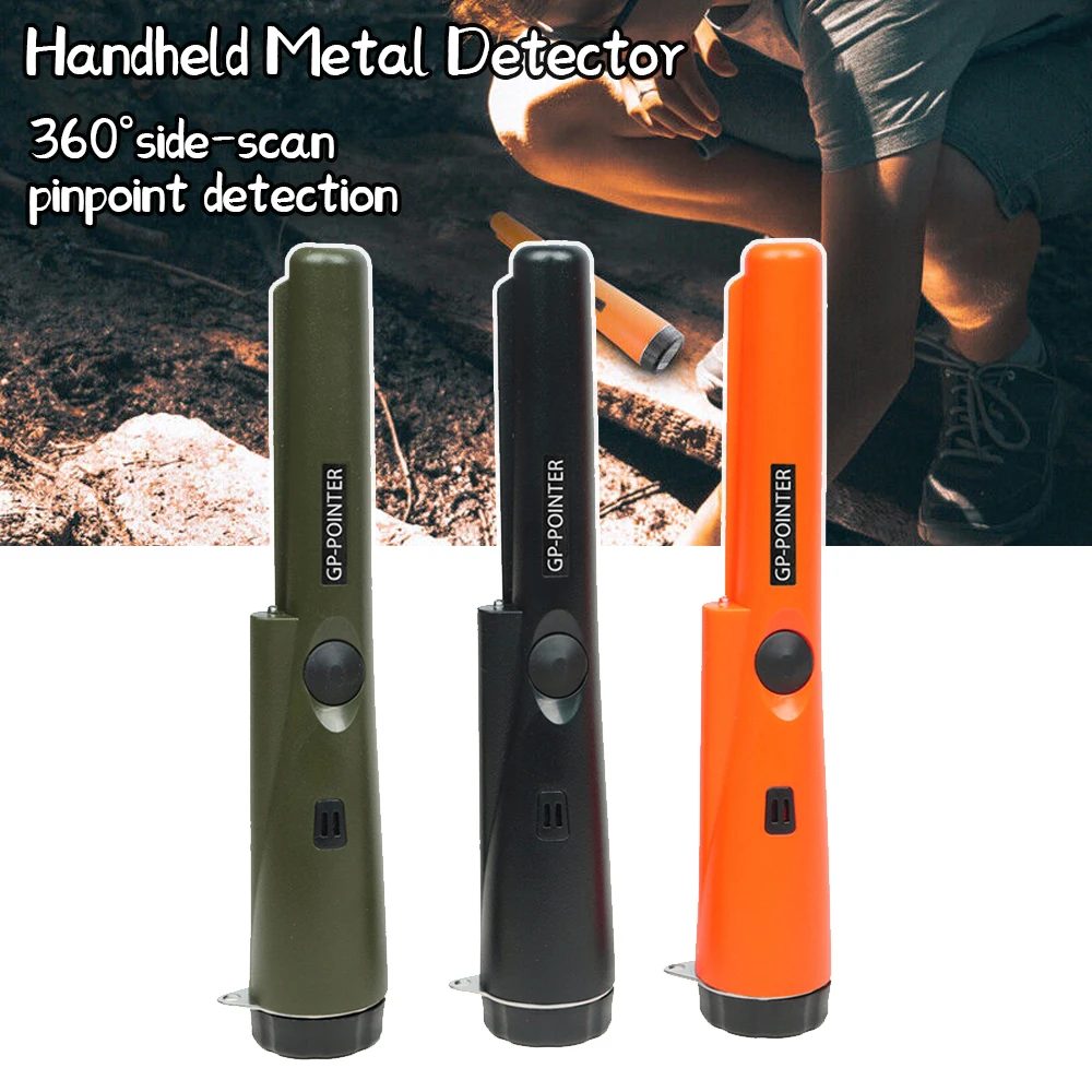 Treasure Hunter Handmetalldetektor Pinpointer Pointer Sonde Anti-Kratz-Metallortung Wasserdichter 360-Grad-Scan