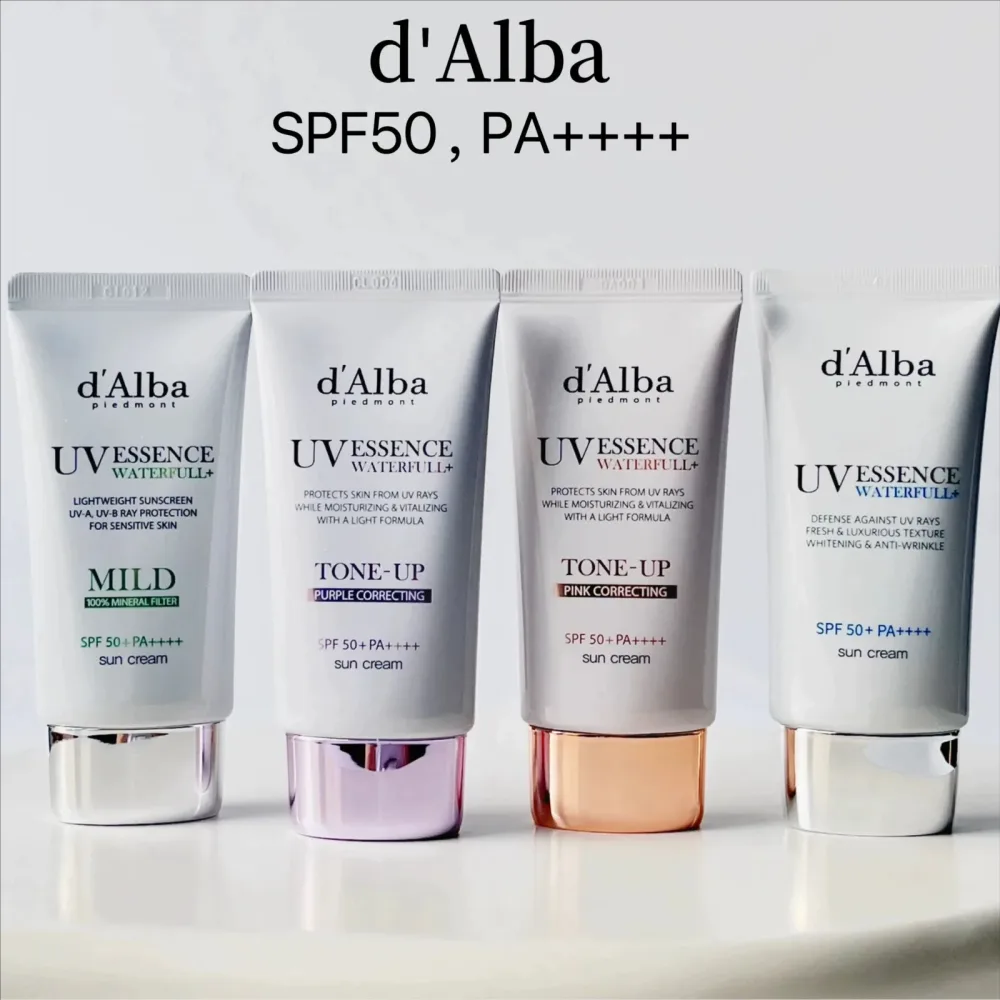 Koreanische D'alba UV Essenz Whitening White Truffle Sonnencreme SPF50+ Feuchtigkeitsspendend Leicht Erfrischend Sanfte Sonnenschutzpflege