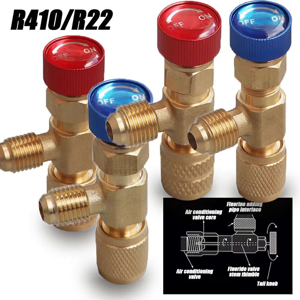 4/2/1PCS R410A R22 1/4 