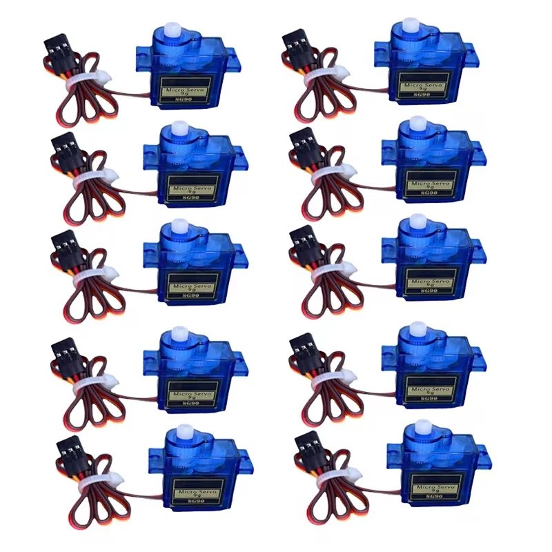 1-10Pcs SG90 9G Micro Servo Für RC Flugzeuge Starrflügel Flugzeug Modell Fernsteuerung Flugzeug Spielzeug Mini servo Motor 450 Hubschrauber