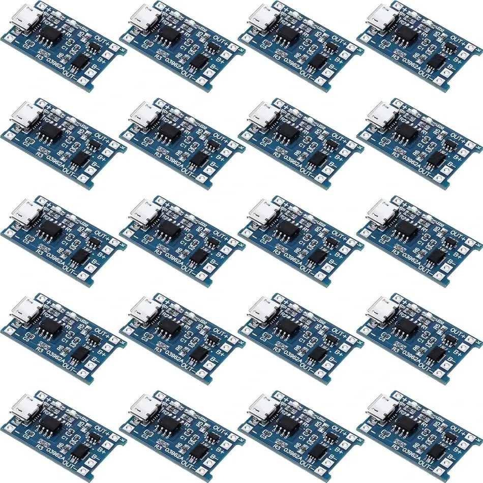 10 stücke 5V 1A 18650 Lithium-Batterie Lade Board TP4056 Lithium Lade Mini/Micro USB Typ C Lade modul Mit Schützen