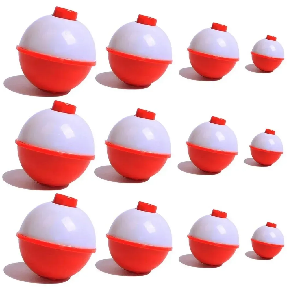 7 Stücke Angeln Float Angeln Bobbers Snap auf Runde Bobbers für Angeln Push Button Bobbers Schwimmt 0,5-2,5 zoll Boje Schwimmt