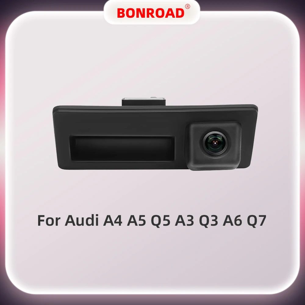 Bonroad 170 grad auto rückfahr kamera für audi a4 b8 q3 q5 a5 a8 s5 a3 a6 c7 a7 volkswagen parken backup kofferraum griff kamera