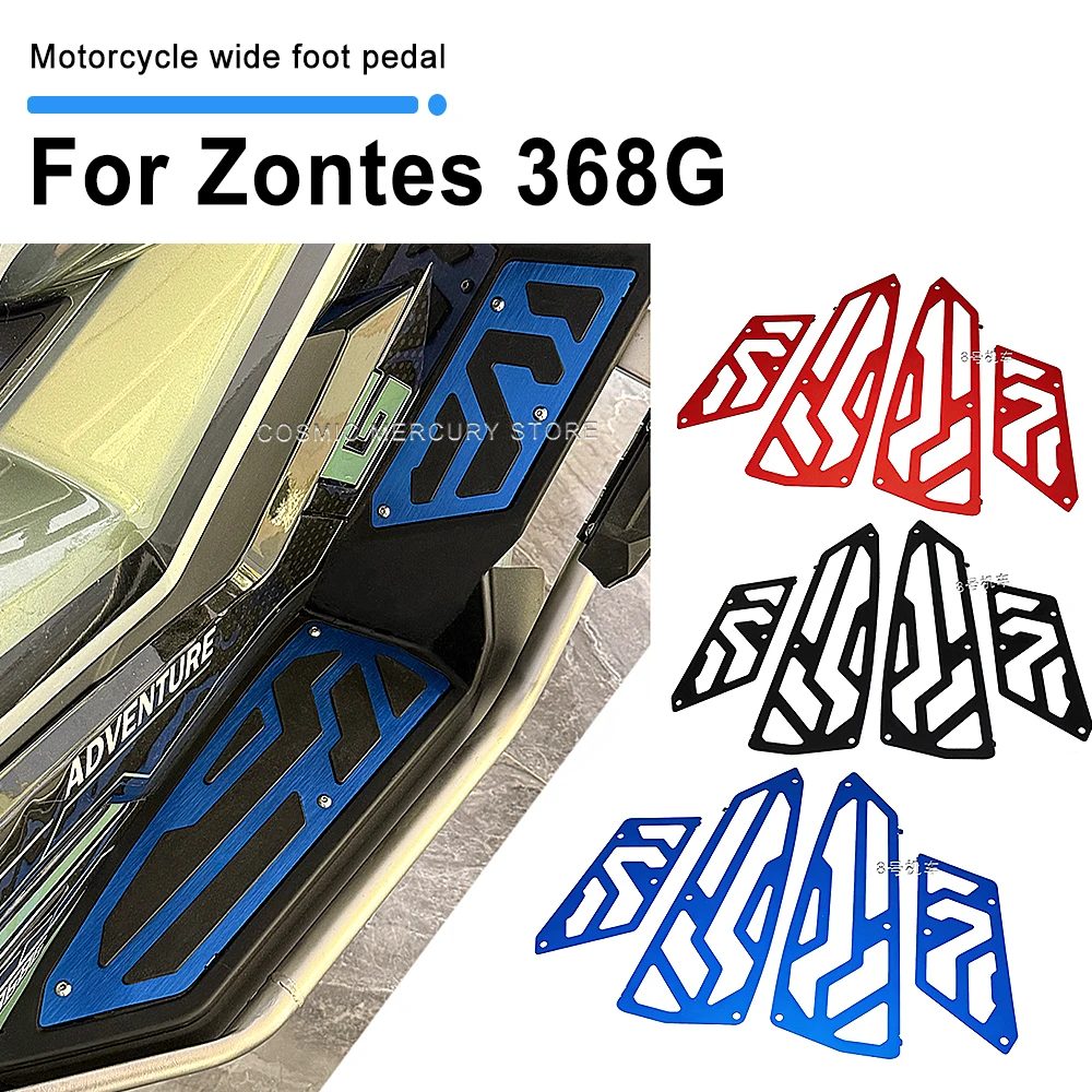Für ZONTES 368G 2024 2025 2026 Motorrad-Zubehör: Fußrasten, Trittbretter, Fußauflagen, Pedalplatten, Pedale