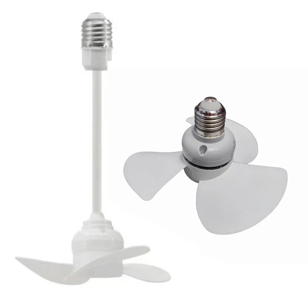 Deckenventilator für den Innenbereich mit E27-Schraubsockel und bürstenlosem Motor, 14 cm, kompakte Größe, sorgt für leise und effiziente Luftbewegungen