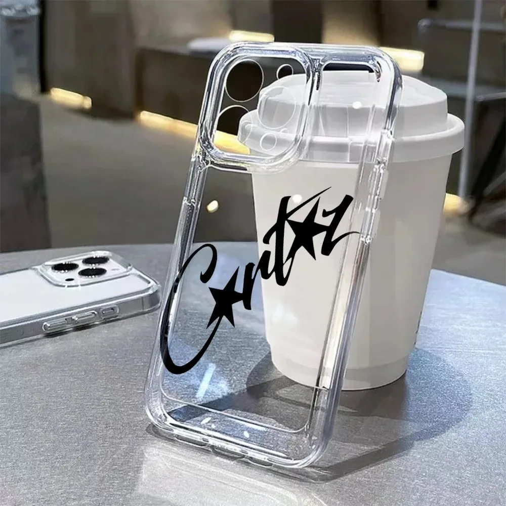 Hot Trends Handyhülle für C-Corteizs iPhone 17 16 16e 15 14 13 12 11 Mini Pro Max X XR XSMax 7 8 Air Plus Transparente Rückseite