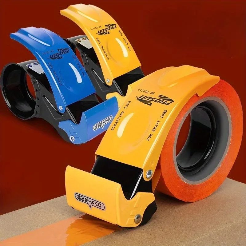 Robuster Handgehaltener Verpackungsklebebandspender, Automatisches Schneiden und Versiegeln, Metallkonstruktion, für Effizientes Versiegeln von Kartons